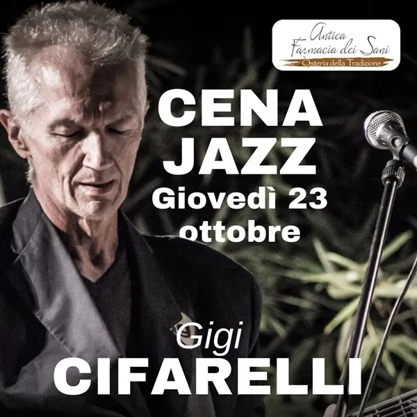 Cena jazz con Gigi Cifarelli
