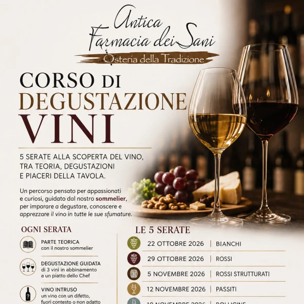 Corso di degustazione vini